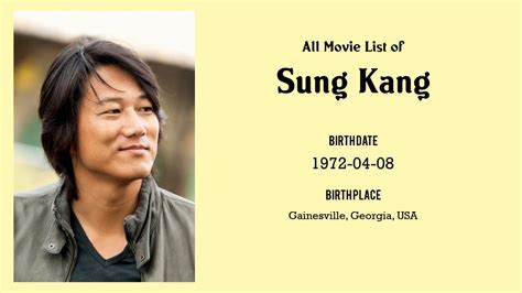 sung kang movies list.